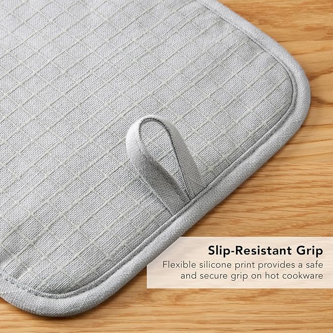 KITCHENAID Gourmet Series Gridlines Pot Holders 2-Pack Set, Heat Resistant up - Image 7