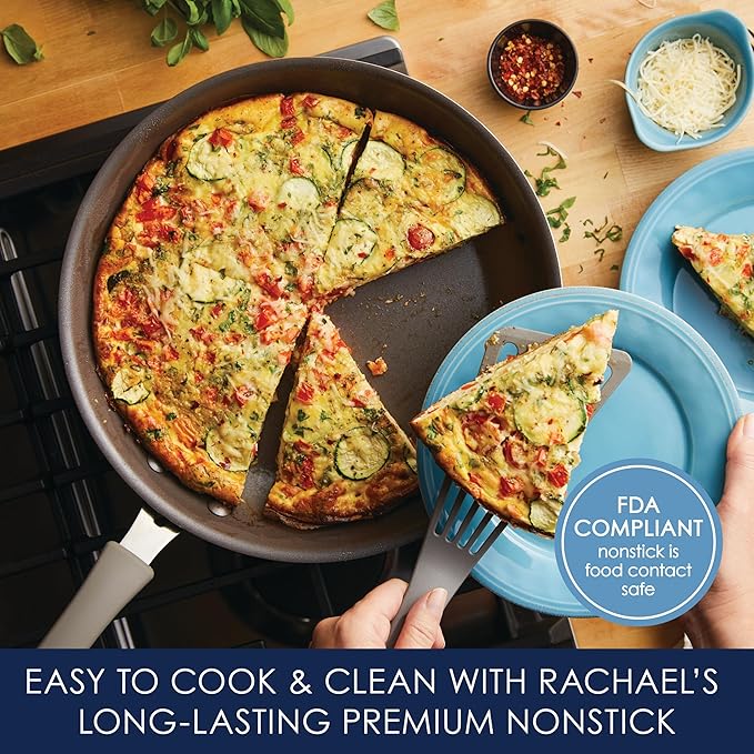 Rachael Ray Cook + Create Nonstick Frying Pan/Skillet, 12.5 Inch - Image 3