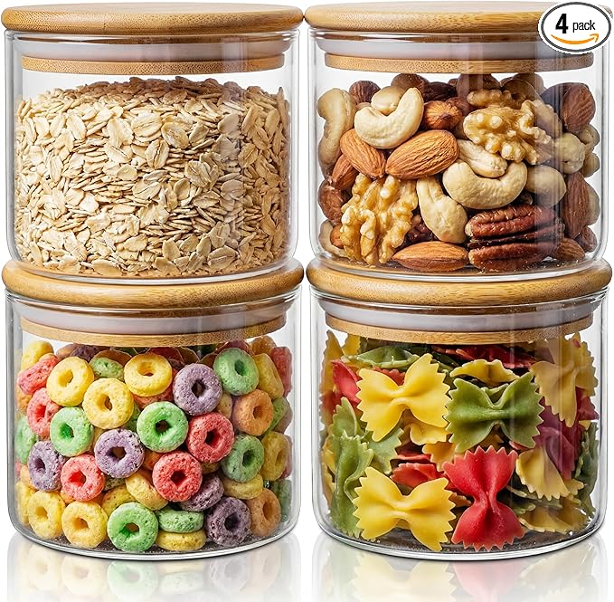 HomArtist 17oz - 4 Pack Glass Jars by HomArtist