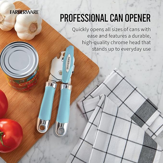 Farberware Pro 2 Can Opener, Aqua Sky, One Size - Image 3