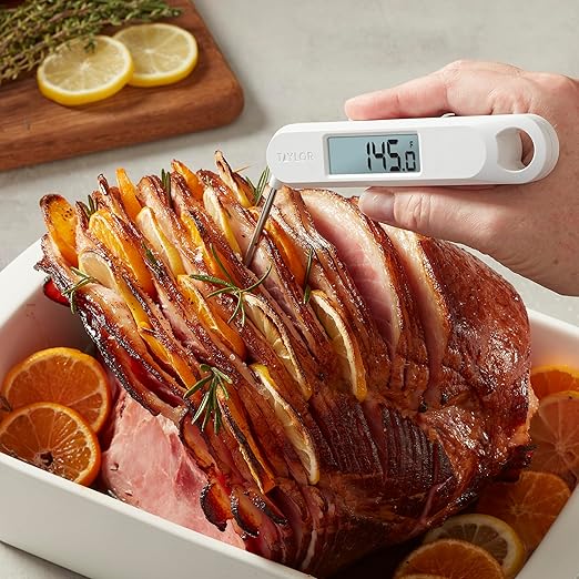 Taylor Folding Stem Display Food Instant Read Digital Thermometer, 0.7 Inch LCD - Image 4
