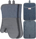 Yutat Oven Mitts, Pot Holders Set of 4 Made by YUTAT