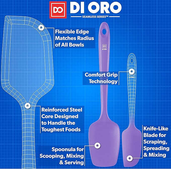 DI ORO Silicone Spatula Set - Image 4