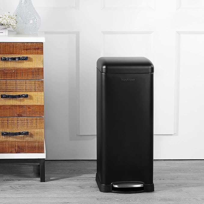 happimess HPM1007B Betty Retro 8-Gallon Step-Open Trash Can - Image 2