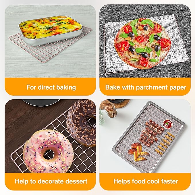 2-Pack Cooling Racks for Cooking and Baking - Image 4