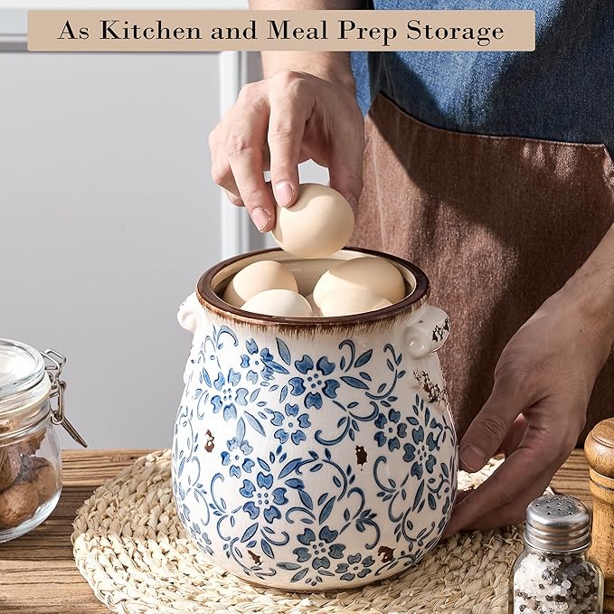 Utensil Holder for Kitchen Counter, Modern Farmhouse Rustic Cooking Utensil - Image 7