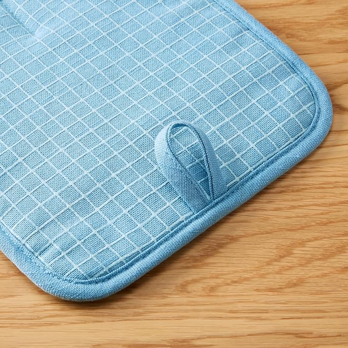 KITCHENAID Gourmet Series Gridlines Pot Holders 2-Pack Set, Heat Resistant up - Image 4
