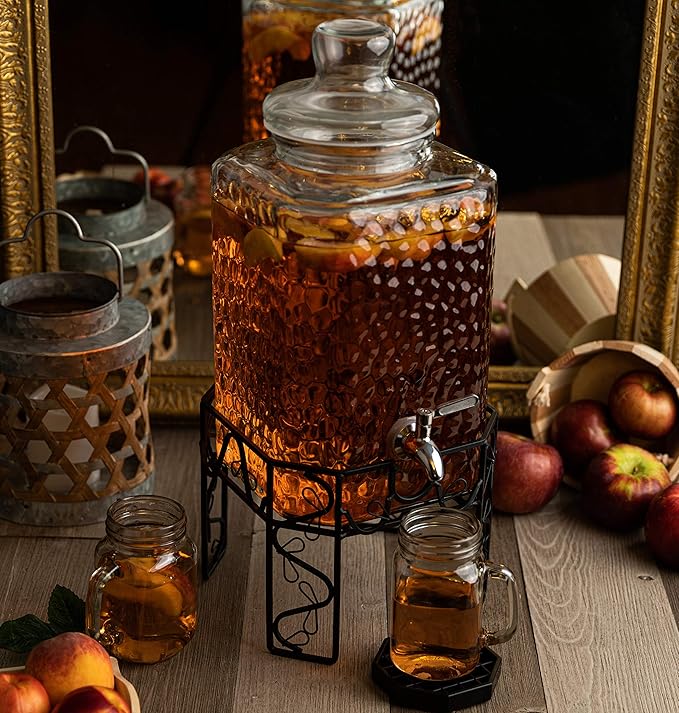 2.5 Gallon Glass Beverage Dispenser - Image 2