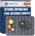 Stone Drying Mat for Kitchen Counter – Super Absorbent Stone Dish Drying Mat by DIAKITCH