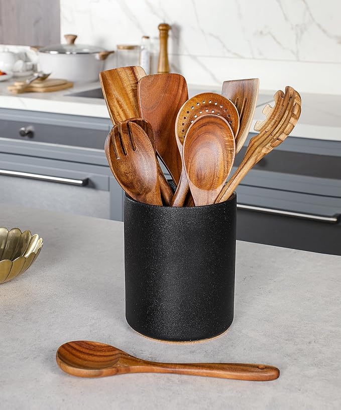 Nucookery Wooden Cooking Utensils Set - Image 7