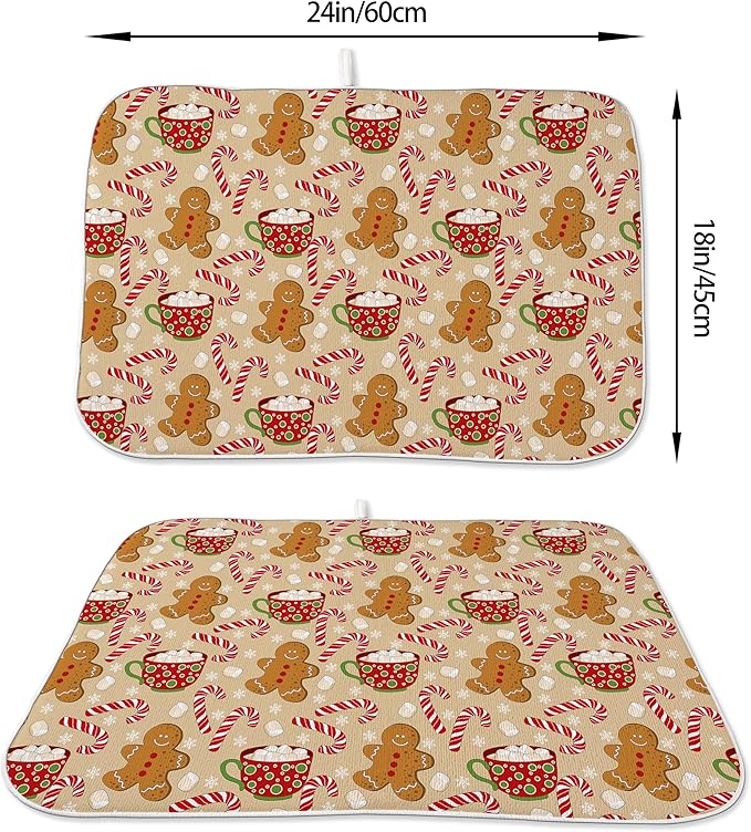 Christmas Drying Mat 18x24 Inches - Image 2