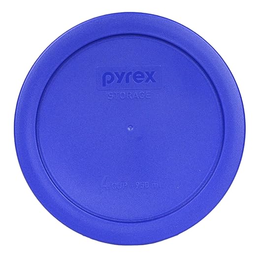 Pyrex 7201-PC 4-Cup Cadet Blue Food Storage Replacement Lid by Pyrex