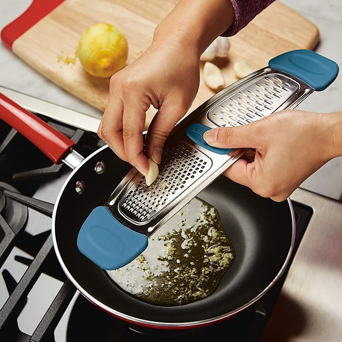 Rachael Ray Multi Stainless Steel Grater, Marine Blue - Image 2