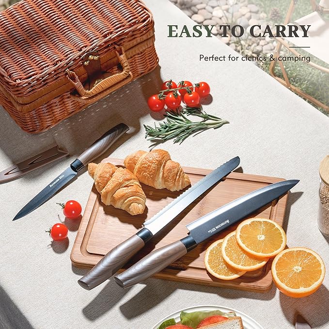 Astercook Knife Set, 13-Piece Kitchen Knives Set - Image 7