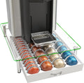 DecoBrothers Crystal Tempered Glass Vertuo Pod Holder Drawer, 28 Large or 56 by DecoBrothers
