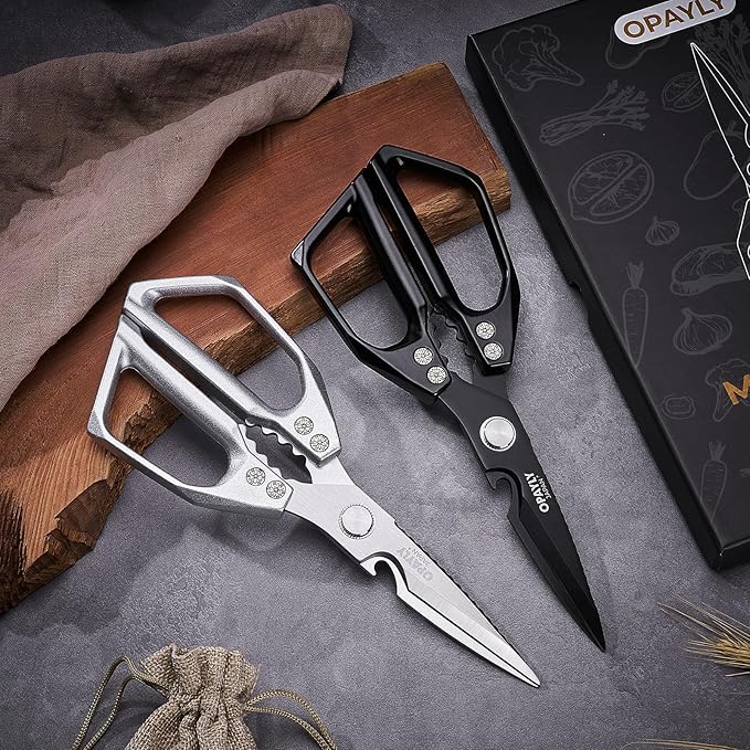 Kitchen Shears 2-Pack Heavy Duty All Purpose Stainless Steel Kitchen Shear Meat - Image 5