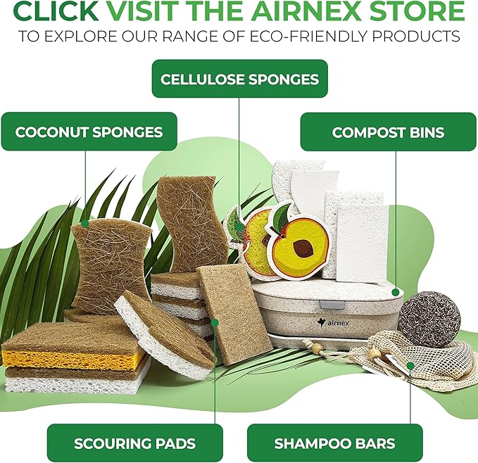AIRNEX Natural Kitchen Sponges - Image 8