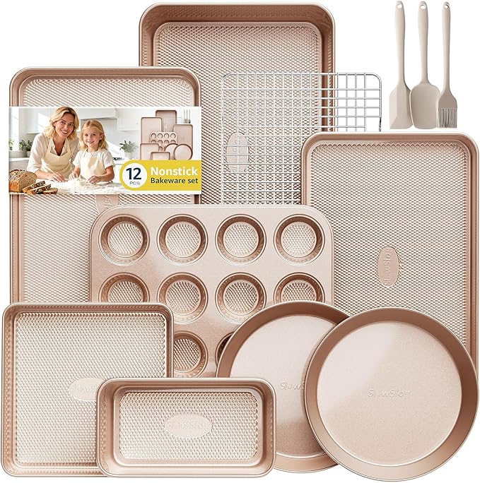 12-Piece Nonstick Bakeware Set by SlowSLog