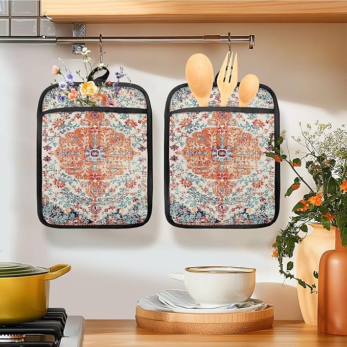 Rustic Vintage Boho Pot Holders - Image 2