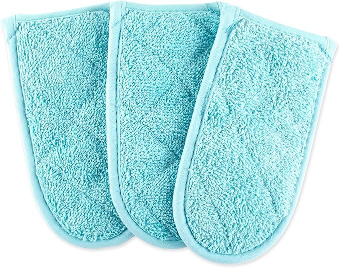 DII Basic Terry Collection Quilted 100% Cotton, Pan Handle, 3 Piece by DII