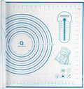 Silicone Baking Mat with Measurements, Pastry/Fondant/Dough Rolling by WelcometoQuellance