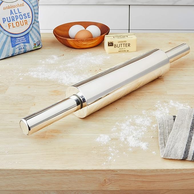 Fox Run Stainless Steel Rolling Pin - Image 5