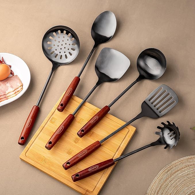 FJNATINH 304 Stainless Steel Kitchen Utensil Sets - Image 2