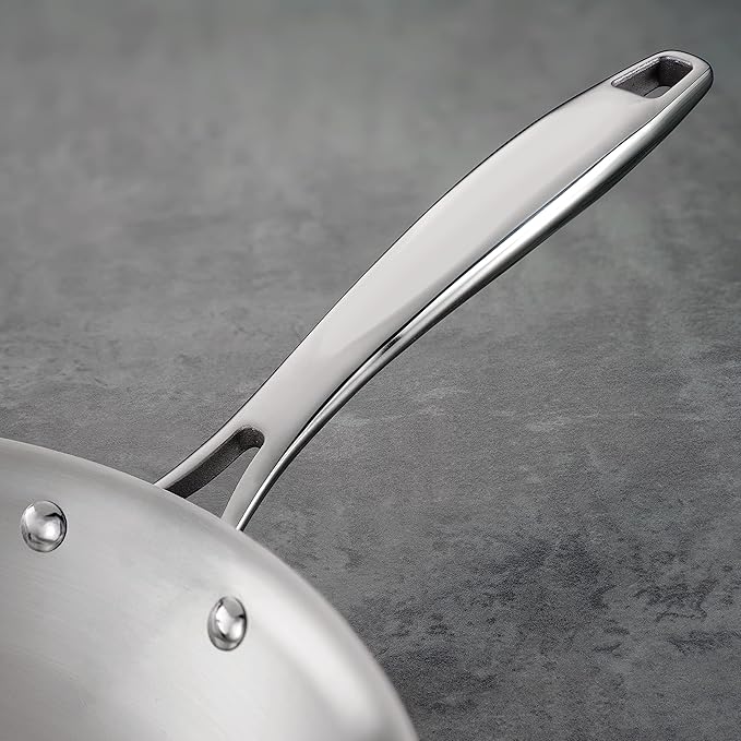 Tramontina Signature Tri-Ply Clad Stainless Steel 8-Inch Small Frying Pan - Image 4
