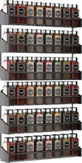 AULEDIO 2 Pack Spice Rack Organizer, 3 Tier Counter-top Stand or Wall Mounted by Auledio