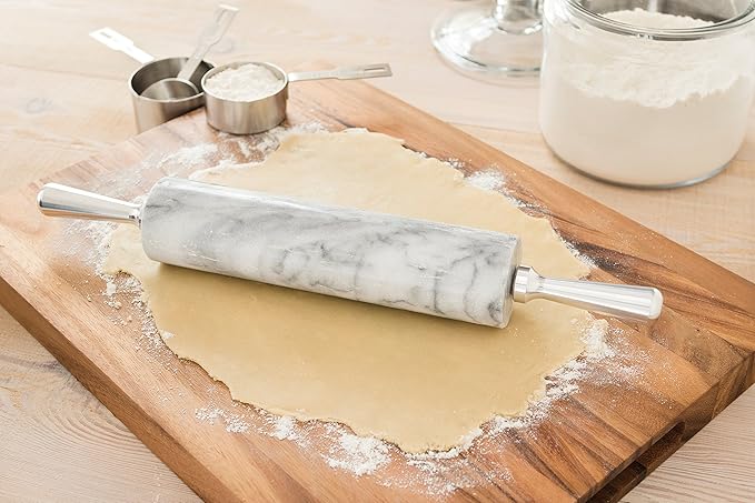 Fox Run 8648 Marble Rolling Pin and Base - Image 4