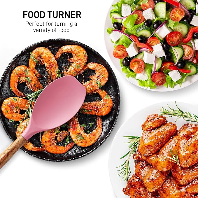 Zulay Kitchen Non-Stick Cooking Utensils Set - Image 6