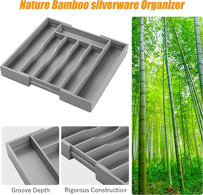 Kitchen Silverware Drawer Organizer and Storage Best Grandpa Grandfather Elder - Image 3
