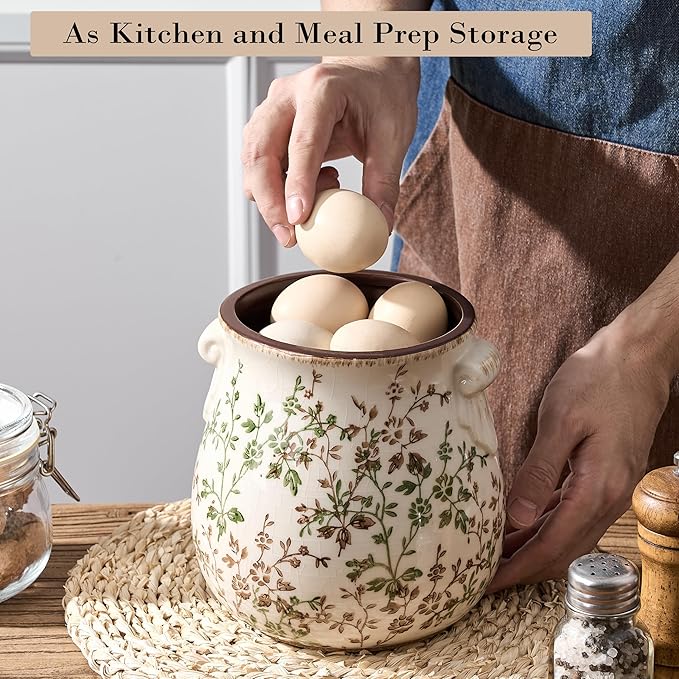 Utensil Holder for Kitchen Counter, Modern Farmhouse Rustic Cooking Utensil - Image 7