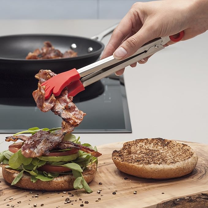 Kitchen Innovations J130DISP 7" Silicone Handy Tong - Image 8