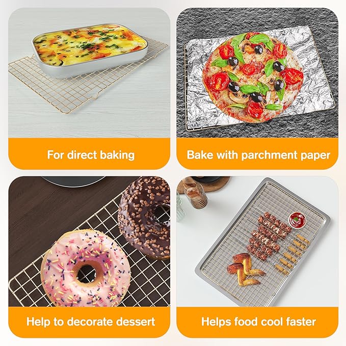 2PCS Cooling Racks for Cooking and Baking - Image 4