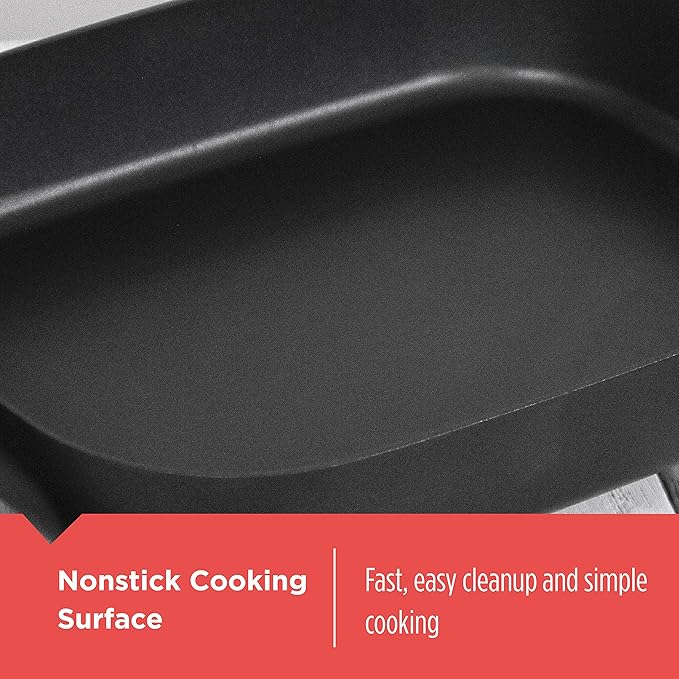 BLACK+DECKER Electric Skillet, Variable Temperature Control, Nonstick Cooking - Image 7