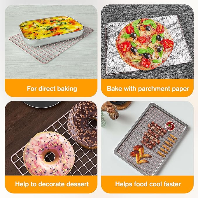 2PCS Cooling Racks for Cooking and Baking - Image 4