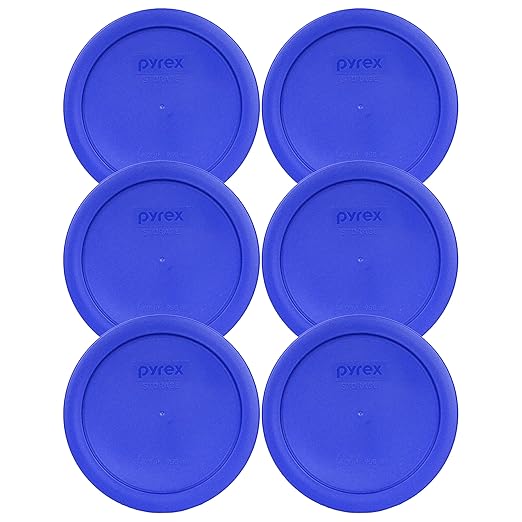 Pyrex 7201-PC 4-Cup Cadet Blue Food Storage Replacement Lid by Pyrex