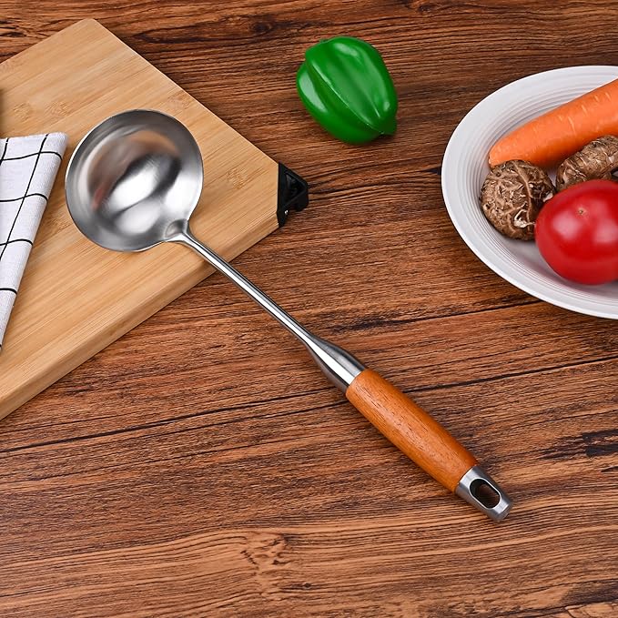 FJNATINH Soup Ladle, Stainless Steel Ladle - Image 3