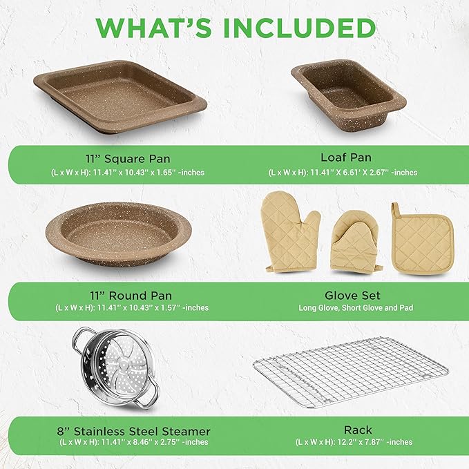 NutriChef 22‑Piece Non‑Stick Ceramic Pots and Pans Set – - Image 4