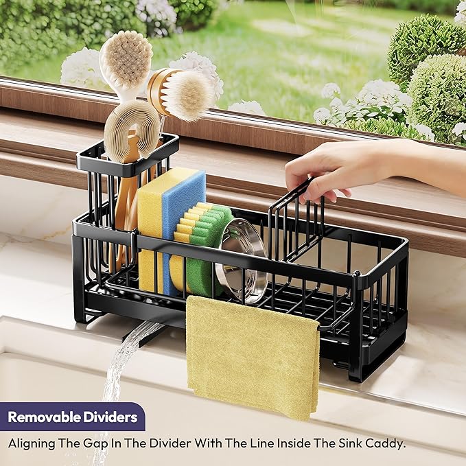SWTYMIKI Sponge Holder for Kitchen Sink - Image 4
