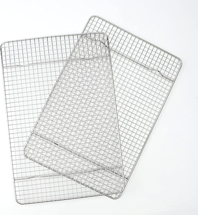 Spring Chef 10" x 15" Stainless Steel Cooling Racks - Image 8