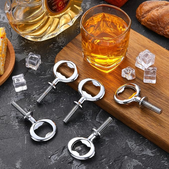 Cunhill 30 Pcs Metal Bottle Opener Blank Bulk Bottle Opener Inserts Parts - Image 4
