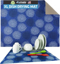 Drymate Jumbo XL Dish Drying Mat, Low-Profile, Super Absorbent, Quick Dry Fabric by Drymate