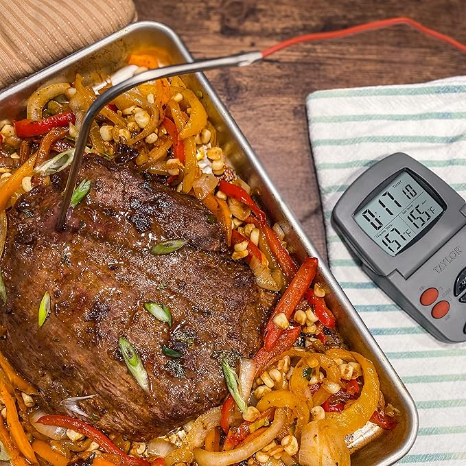 Taylor Programmable with Timer Instant Read Wired Probe Digital, Grill BBQ - Image 4