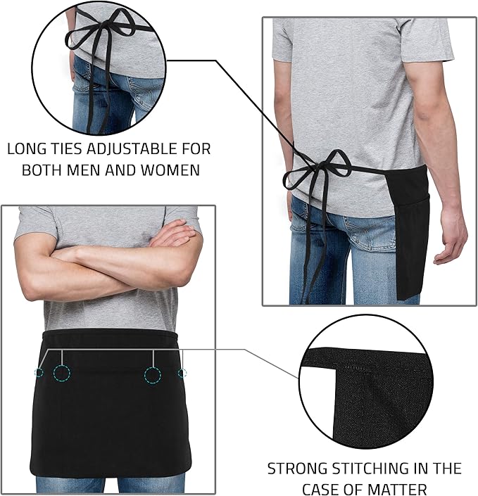 Utopia Wear 12 Pack Server Aprons - Image 4