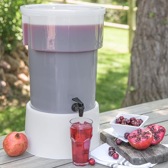 Carlisle FoodService Products Round Beverage Dispenser Drink Dispenser - Image 5