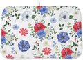 Blue Red Floral Dish Drying Mats 18x24 Inch Independence Day Flower Drying Mats by OFIRD