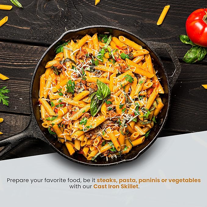 Utopia Kitchen Premium Saute Frying Pan 12 Inch, Cast Iron Chefs Pan, Pre - Image 7