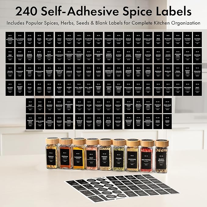 EDELHAUS® Square Spice Jars - Image 7